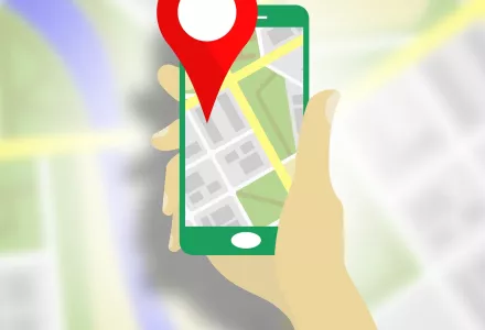 Image of Phone and Map