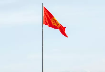 Image of Kyrgyzstan flag