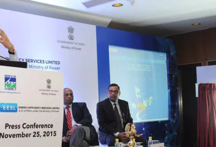 Shri Piyush Goyal addressing a Press Conference