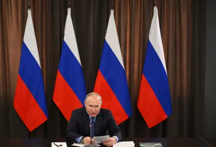 Vladimir Putin chairs a meeting with the State Council Presidium