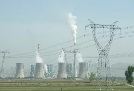 coal-fired power plant in Shuozhou, Shanxi, China