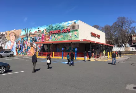 Social Distancing in Trader Joe's parking lot