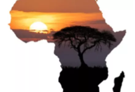 An African sunset