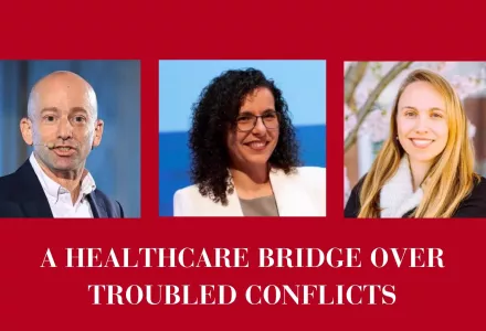 A Healthcare Bridge over Troubled Conflicts