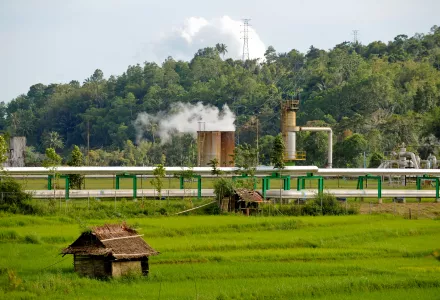 Lahendong Geothermal Plant.