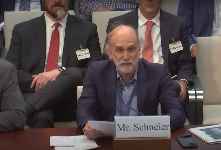 Bruce Schneier testifies before the House Committee on Oversight and Government Reform.