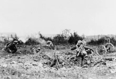 German mine-throwing troops