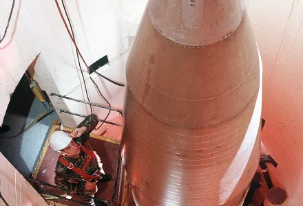 Minuteman III missile in silo