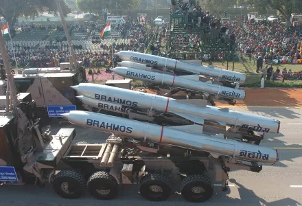  Brahmos Missile system on parade