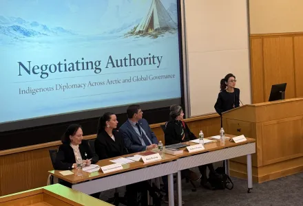 Elsa Stamatopoulou, Malu Rosing, Andrey Petrov, Marjorie Mandelstam Balzer, and Liubov Sulyandziga