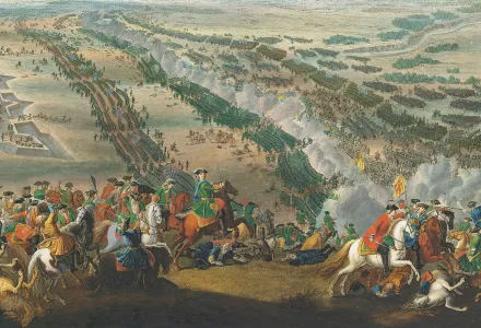 Battle of Poltava by Pierre-Denis Martin.