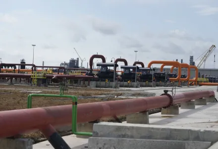 Africa’s biggest oil refinery in Lagos, Nigeria