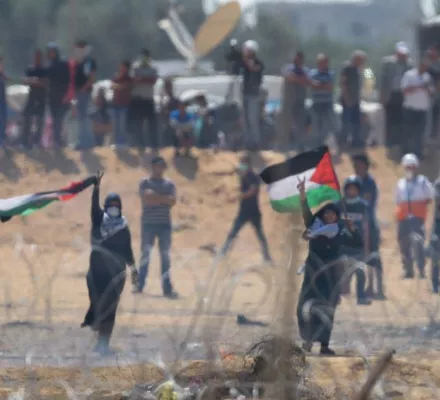 Violent Riots in the Gaza Strip, 11-May-2018