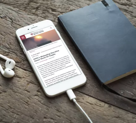 New website on mobile