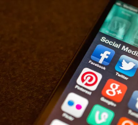 social media apps on phone