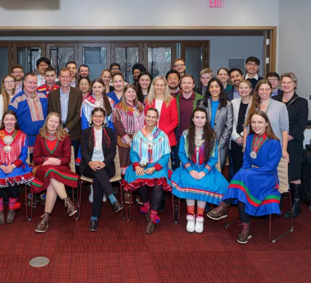 Indigenous youth from around the Arctic joined with students from Harvard and Tufts to take part in the Arctic Initiative's Arctic Innovation Lab. 