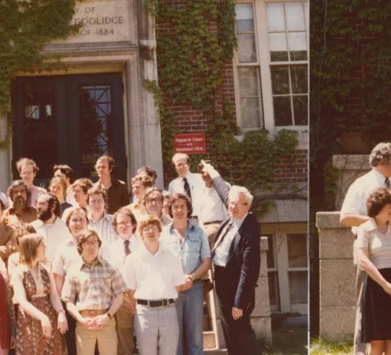 Two group photos of PSIA in 1978