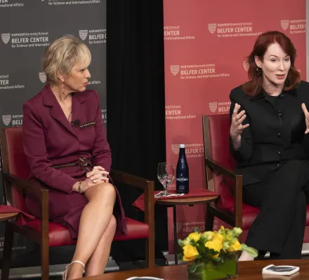 Meghan O'Sullivan speaks with Carme Artigas, Spain's former Secretary of State for Digitization