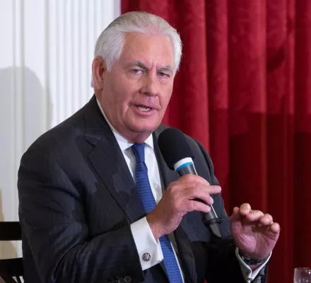 Rex Tillerson, former U.S. Secretary of State at HKS