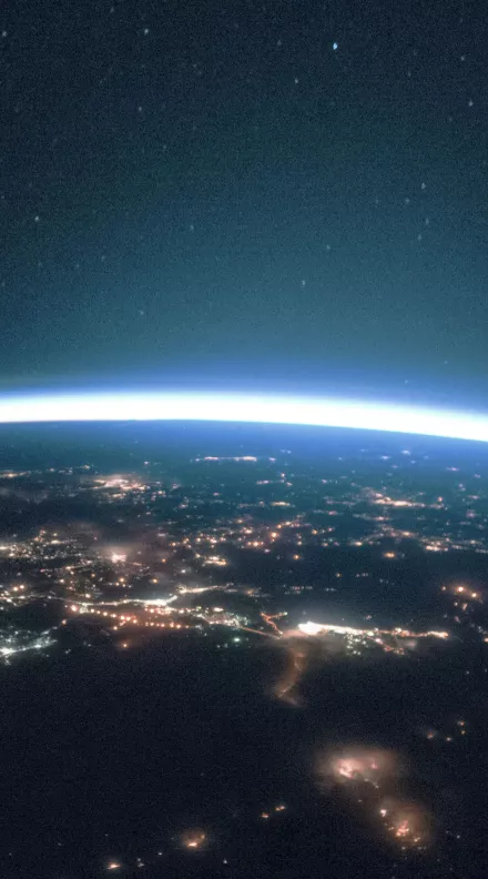 Digital world banner background, remixed from public domain by NASA