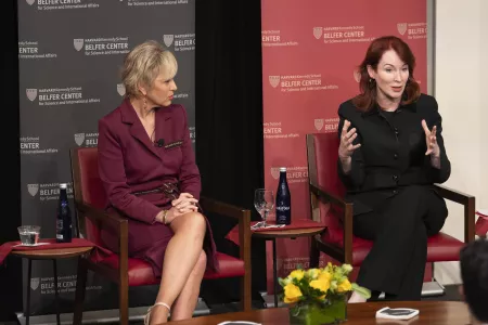 Meghan O'Sullivan speaks with Carme Artigas, Spain's former Secretary of State for Digitization