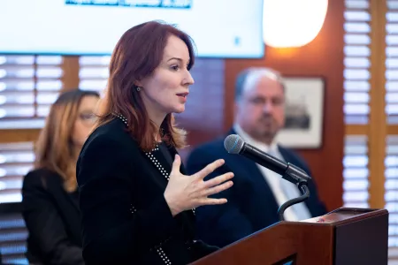 Meghan O'Sullivan at Middle Powers Launch Event
