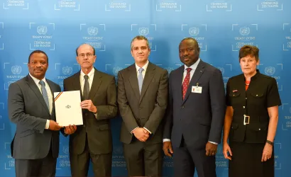 CTBT Group of Eminent Persons member Angela Kane at Swaziland’s ratification of the CTBT